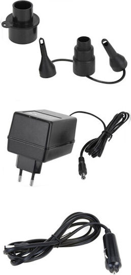 BigBuy CEE 7 Електрическа помпа за надуваеми изделия 12V / 220V / 240V