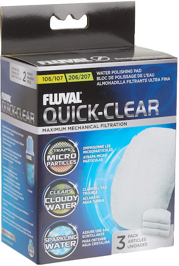 Fluval Quick-Clear 106/207 Fiberglass for Aquarium Filtering 1pcs