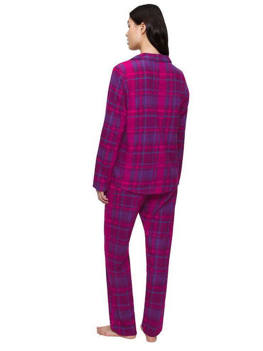 Triumph Winter Women's Pyjama Set Red Boyfriend Pw 01 X