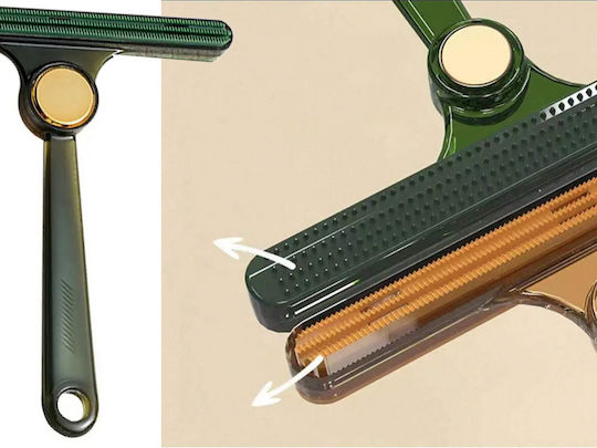 Brush Dogs Double Sided for Coat Cleaning Green