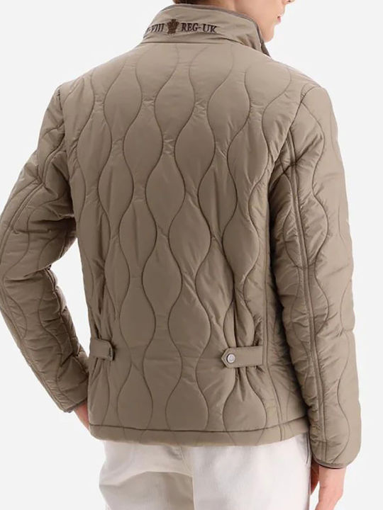 Geacă Puffer Sandy Brown