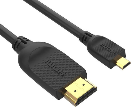 Vcom Cg587 HDMI Kabel M zu Micro HDMI M 1,8m Schwarz