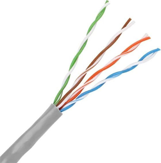 VCOM U/UTP Cat.5e Gigabit Network Cable Ethernet without Terminated 305m Gray
