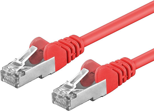 PremiumCord S/FTP Cat.6a Gigabit Network Cable Ethernet 7m Red