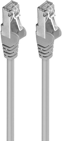PremiumCord S/FTP Cat.6a (Gigabit) Καλώδιο Δικτύου Ethernet 10m Γκρι