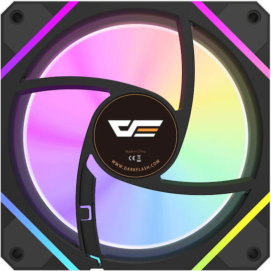 Darkflash DM12 Pro Case Fan 120mm with ARGB Lighting and 4-Pin PWM Connection