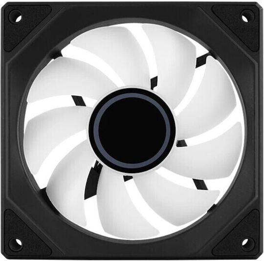 Aerocool Phantom M-3R Обратен Перкa Вентилатор за Кутия 120mm 1800rpm 50.2cfm с ARGB Осветление и Свързване 3-Pin 4-изводна ШИМ
