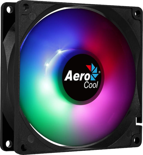 Aerocool Frost 9 Вентилатор за кутия 92mm 1200rpm 23.5cfm с RGB осветление и 3-Pin свързване