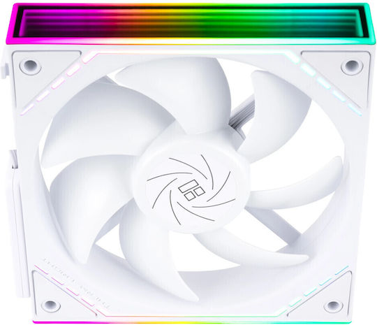 Thermalright TL-M12QW Корпусен вентилатор 120мм с ARGB осветление и връзка 3-Pin 3бр Бял