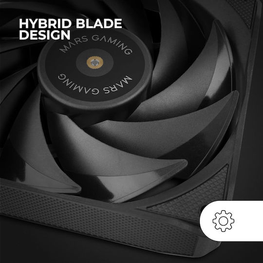 Case Fan 120mm Χωρίς Led Φωτισμό 2τμχ
