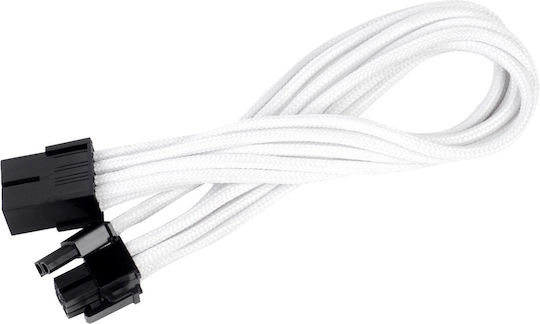 Silverstone 6 + 2-pin 8-Pin PCIe - 6+2 Pin PCIe Cable 0.25m White (SST-PP07-PCIW)