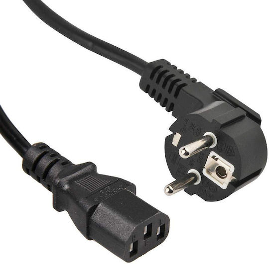 PremiumCord IEC C13 / Schuko - IEC 320 / IEC C13 / Schuko Кабел 5м Черен