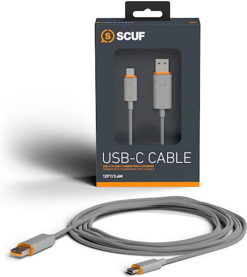 Corsair USB 2.0 Cable USB-C male - USB-C Gray 3.6m