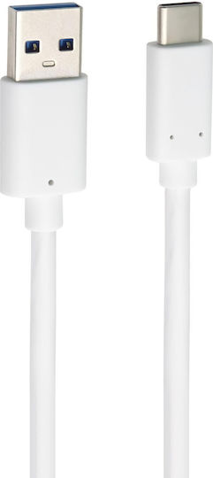 PremiumCord USB 3.0 Cable USB-C male - USB-A 60W Λευκό 3m