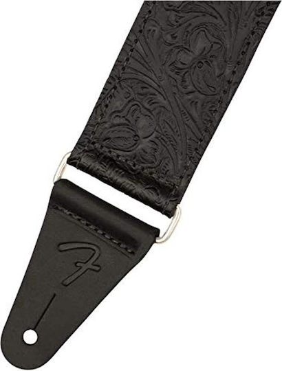 Fender Tooled Leather Gurt für Gitarre Schwarz