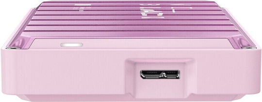 Western Digital P10 Game Drive USB 3.2 Εξωτερικός HDD 4TB 2.5" Ροζ