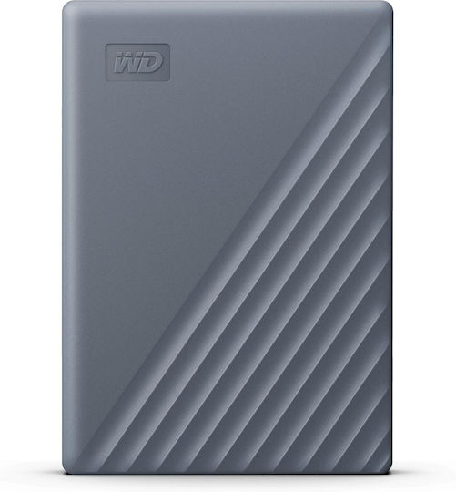 Western Digital My Passport USB-C / USB 3.0 External 2.5" HDD 5TB Silicon Grey