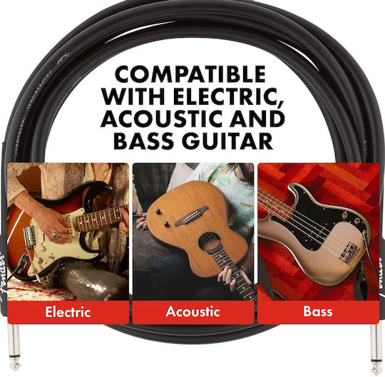 Fender Professional Cable 6.3mm male - 6.3mm male 3m (0990820024)