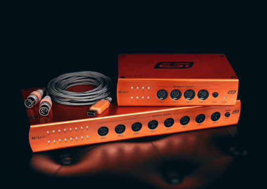 ESI Midimate Ex Кабел 2x Midi мъж - USB-A мъжки 1.9м Черен (J30ES00010)