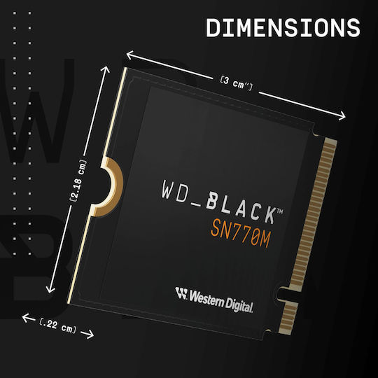 Western Digital SSD Negru SN770M 2TB Tip M.2 Cu Conexiune PCI Express 4.0 WDS200T3X0G