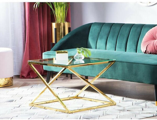 Side Table Berwyn 933 L60xW60xH45cm. Gold