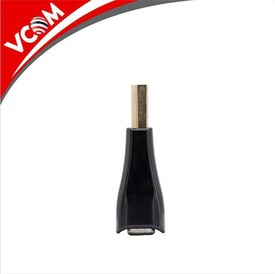 Vcom Adapter From Displayport M To Vga F Black