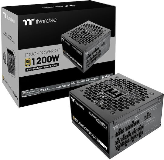 Thermaltake Toughpower GT 1200W Μαύρο Τροφοδοτικό Υπολογιστή Full Modular 80 Plus Gold