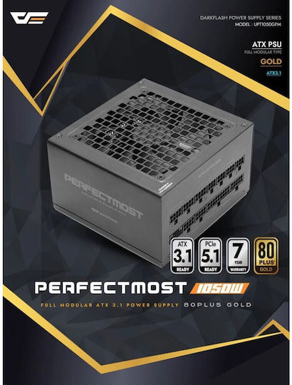 Darkflash 1050W Black Power Supply Full Modular 80 Plus Gold