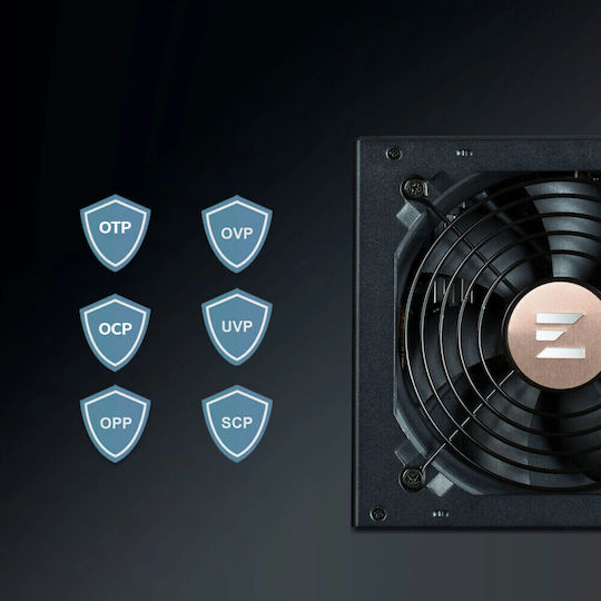 Zalman ZM700-GV2-SE 700W Μαύρο Τροφοδοτικό Υπολογιστή Full Wired 80 Plus Bronze