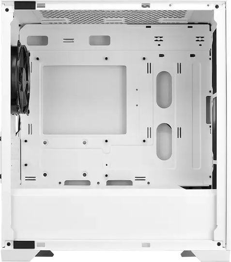 CoolerMaster Elite 301 Gaming Mini Tower Κουτί Υπολογιστή με ARGB Φωτισμό White Lite