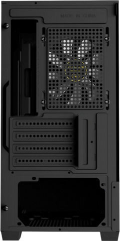 Gamdias AURA GC9M Elite Gaming Micro Tower Computer Case with Side Window and ARGB Lighting Black