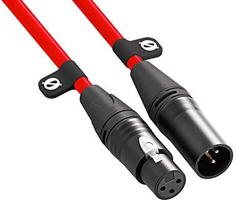 Rode Кабел XLR Мъжки - XLR Женски Червен 3м 9032P-1