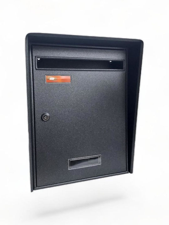Viometal Outdoor Mailbox Inox in Green Color 23cm