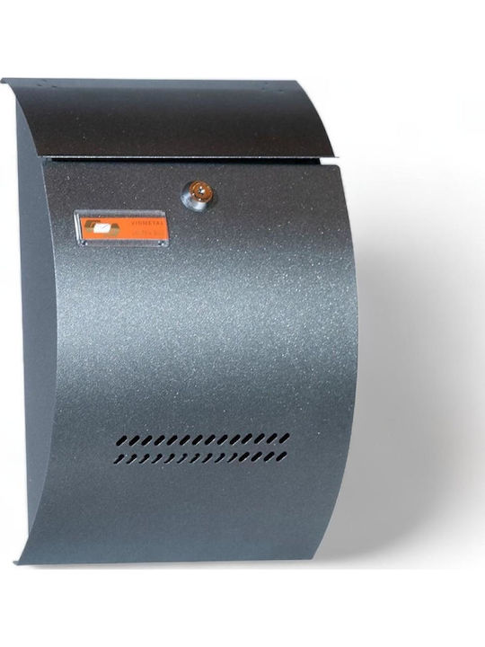 Viometal Outdoor Mailbox Metallic in Green Color