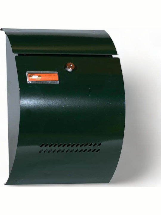 Viometal Outdoor Mailbox Metallic in Green Color