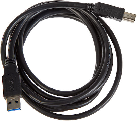 PremiumCord USB 2.0 Cable USB-A male - USB-B male Μαύρο 2m ku3ab2bk