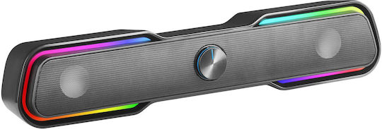 MSBX 2.0 Wireless Speakers with RGB and Bluetooth 10W Black