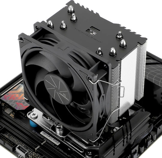 Thermalright Assassin X 90 SE V2 Охладител за ЦПУ за Socket /A/M/4/A/M/5/1/2/0/0/1/7/0/0/ Черен