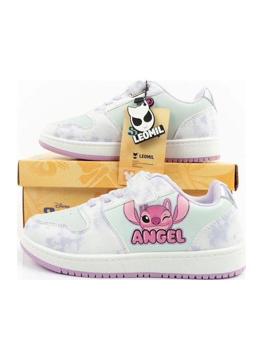 Kids Sneakers with Scratch White
