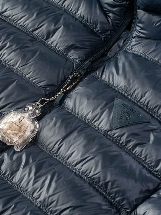 Blanco Αμάνικο Χειμωνιάτικο Μπουφάν Puffer Navy Μπλε