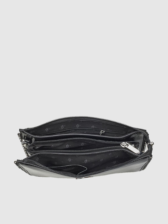 Stoff Damen Handtasche Crossbody Schwarz