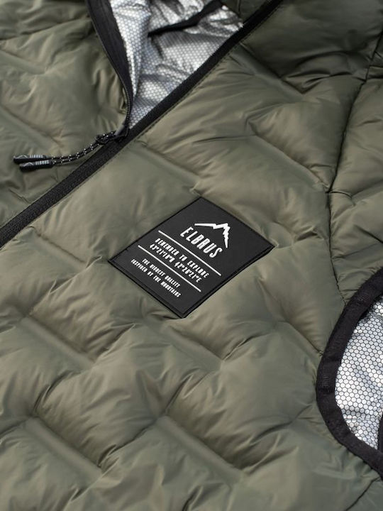 Ärmellos Winter Jacke Puffer Winddicht Grün