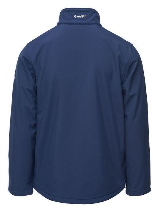 Winter Jacket Softshell Waterproof and Windproof Navy Blue