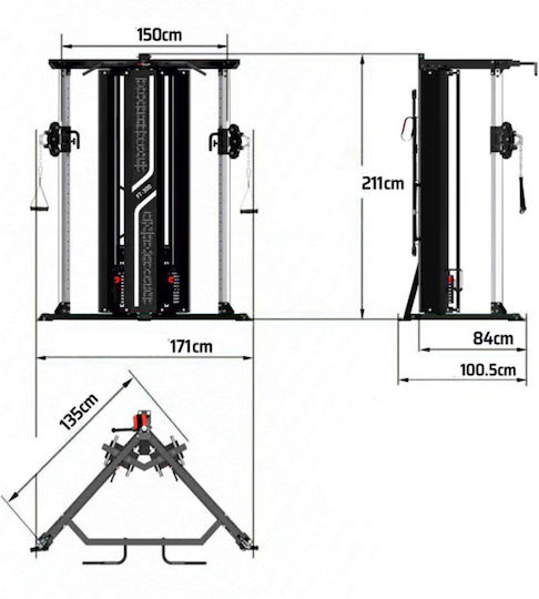 eBoxing Pro Machine ΕΒΧ Πολυόργανο Γυμναστικής