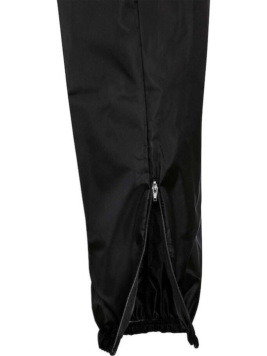 Sport Basic Rain Glossy Sweatpants With Elastic Black