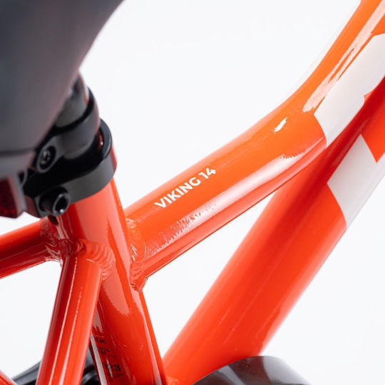 Radvik 14" Bicicletă pentru copii de Oras cu Cadru din Aluminiu Portocaliu