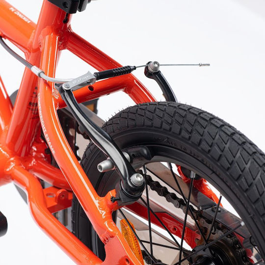 Radvik 14" Bicicletă pentru copii de Oras cu Cadru din Aluminiu Portocaliu