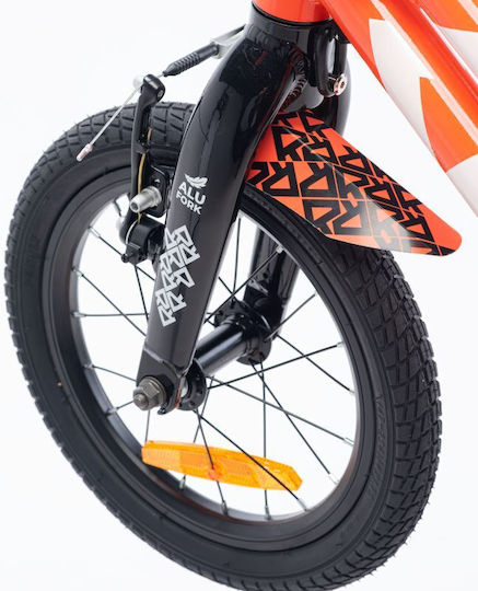 Radvik 14" Bicicletă pentru copii de Oras cu Cadru din Aluminiu Portocaliu