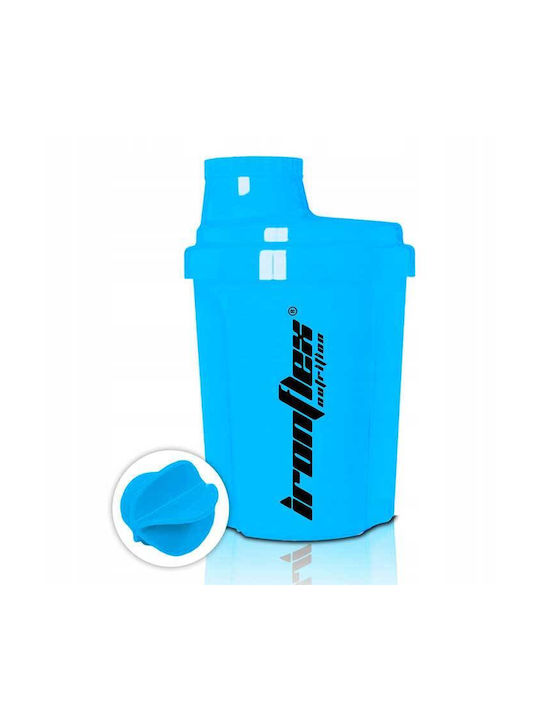 Ironflex Nutrition Ironflex Plastic Protein Shaker 300ml Blue