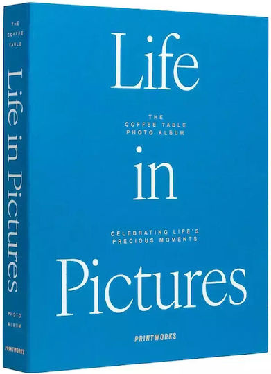 Printworks Album Life In Pictures pentru 60 Albume foto Dimensiuni 10x15buc Albastru 10x15buc